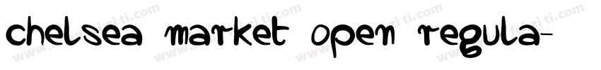 chelsea market open regula字体转换